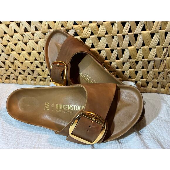 Birkenstock Madrid – Cognac – EU 42 / US 11 – Excellent Condition - Picture 1 of 4
